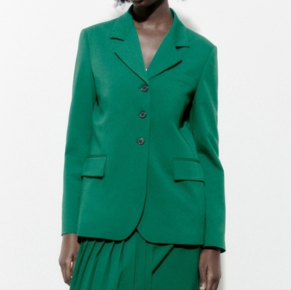 Zara Emerald Green Blazer
